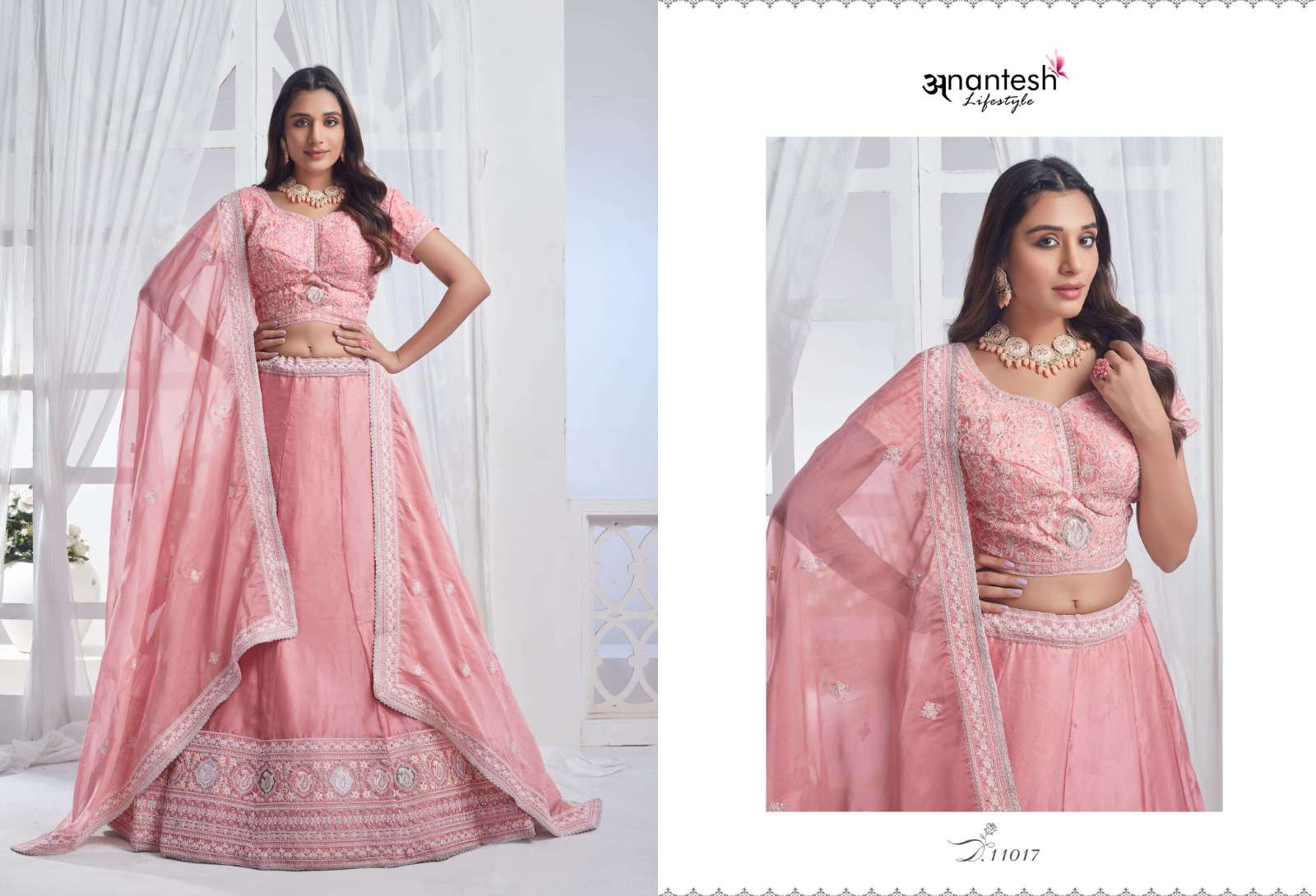 ANANTESH LIFESTYLE PRESENTS BRIDESMAID VOL-3 DESIGNER LEHNGHA CHOLI CATALOG WHOLESALER AND EXPORTER IN SURAT