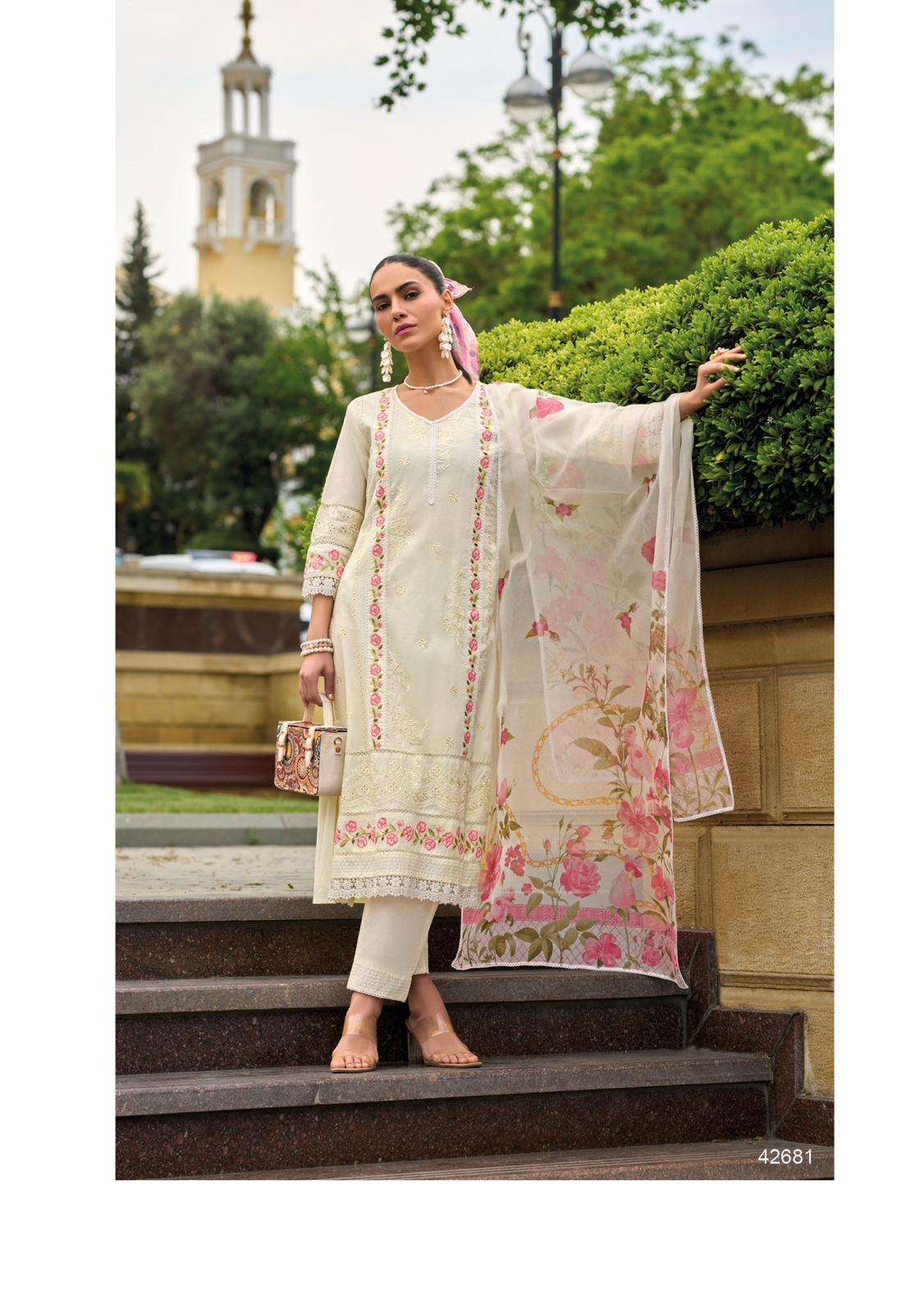 KAILEE FASHION PRESENT IQRA BEAUTIFUL DESIGNER KURTI WITH PANT AND DUPATTA CATALOGUE WHOLESALER AND EXPORTER IN SURAT