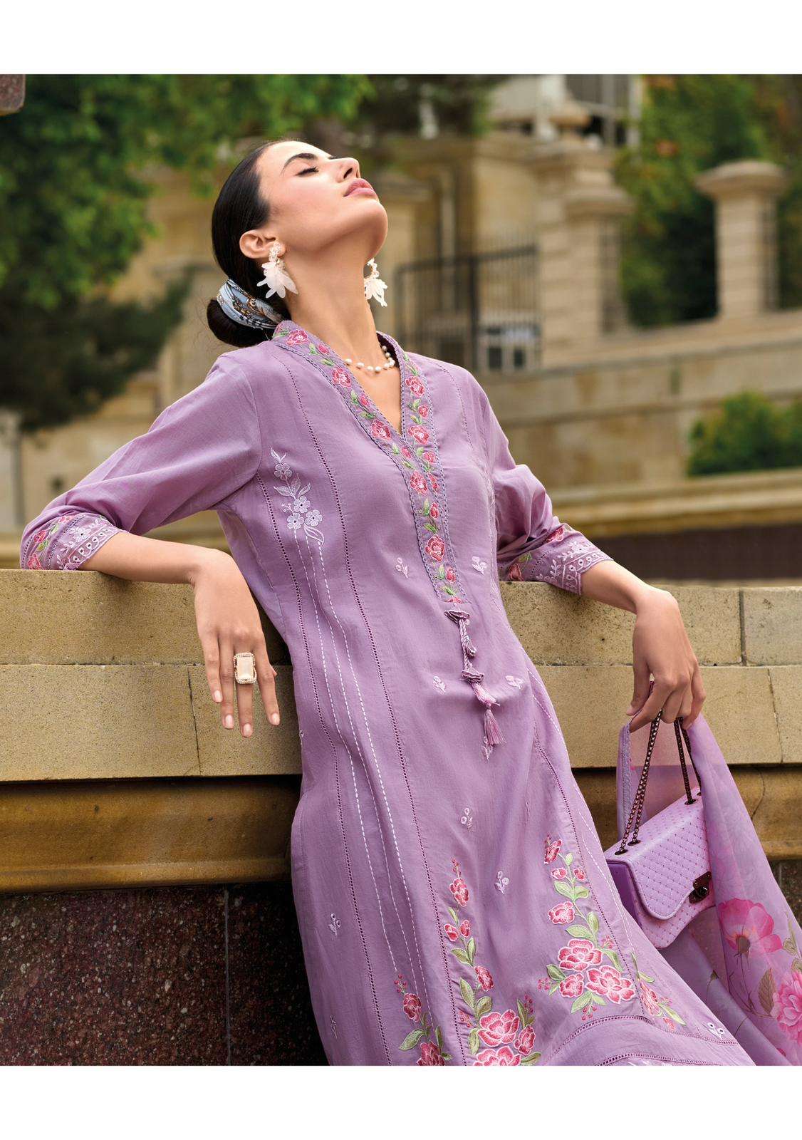 KAILEE FASHION PRESENT IQRA BEAUTIFUL DESIGNER KURTI WITH PANT AND DUPATTA CATALOGUE WHOLESALER AND EXPORTER IN SURAT
