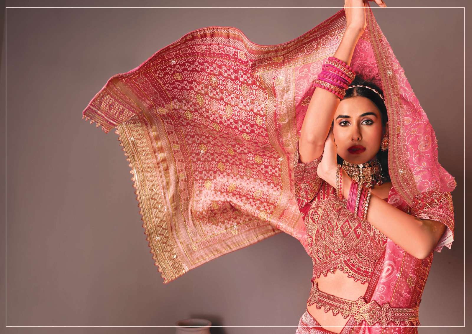 RAJGURU PRESENTS DEVI DESIGNER FANCY SAREES WITH DOUBLE BLOUSE CATALOG WHOLESALER AND EXPORTER IN SURAT 