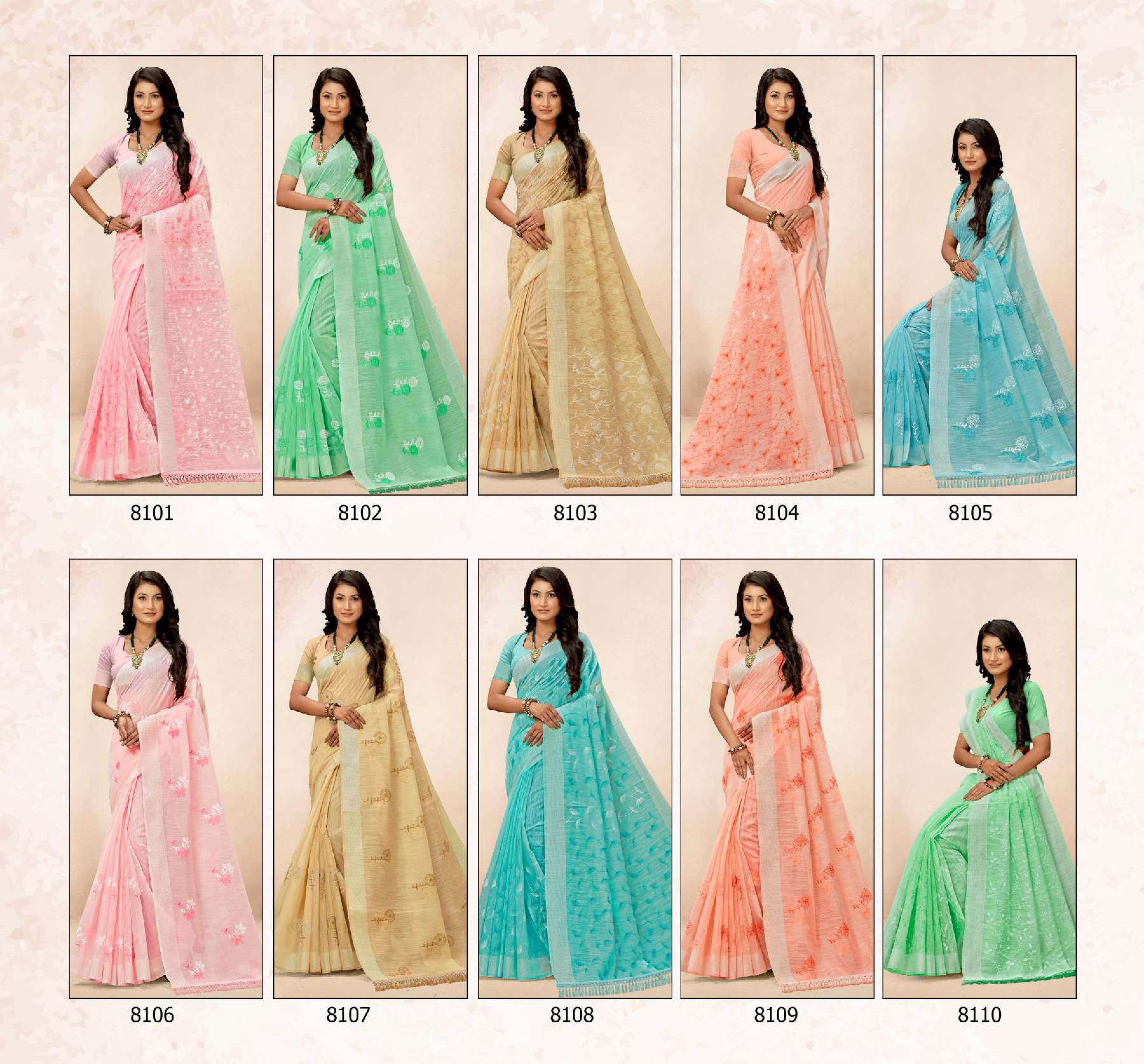 RAJGURU PRESENTS E-JASHMITA VOL-1 DESIGNER FANCY  SAREES CATALOG WHOLESALER AND EXPORTER IN SURAT 