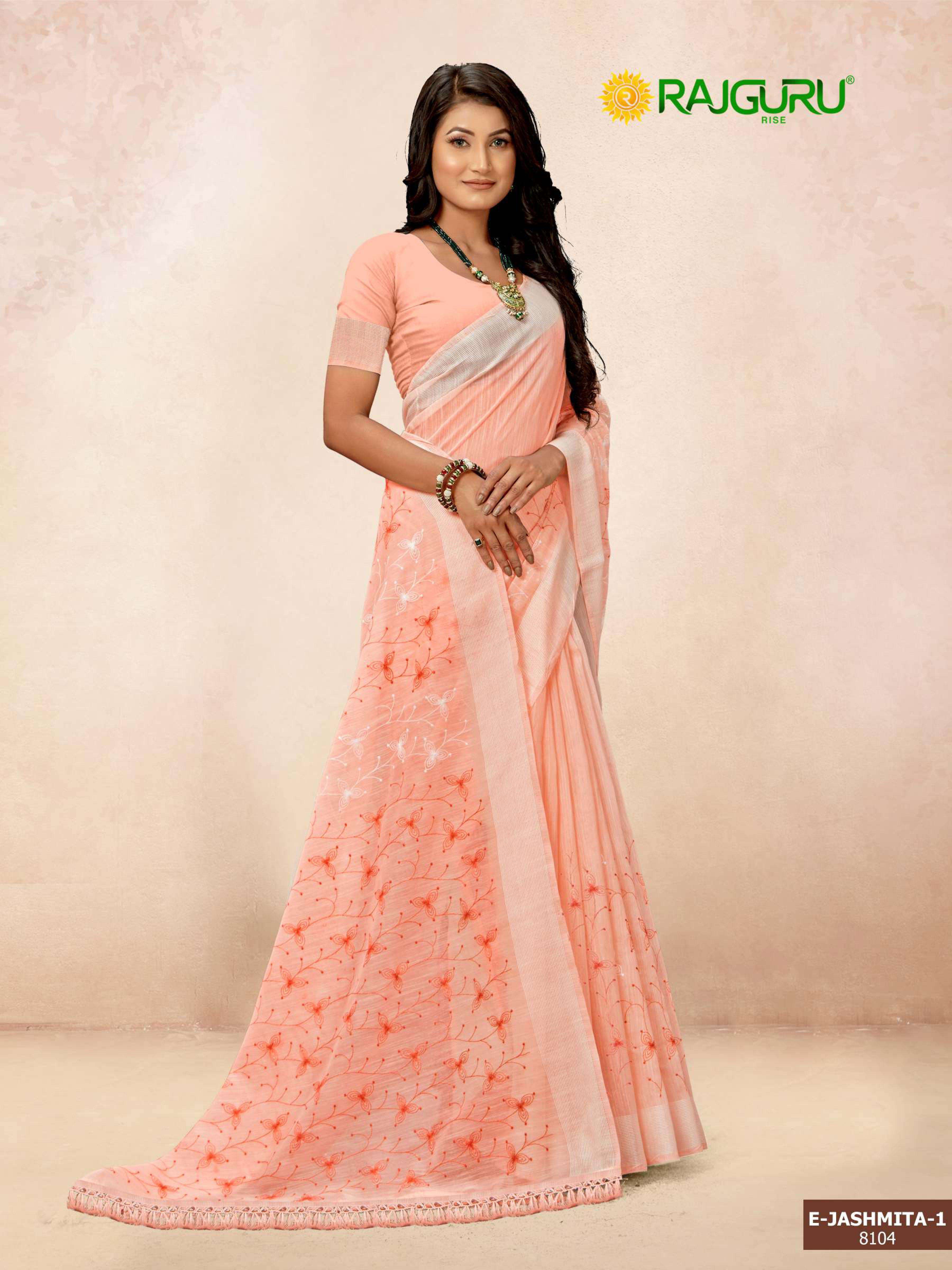 RAJGURU PRESENTS E-JASHMITA VOL-1 DESIGNER FANCY  SAREES CATALOG WHOLESALER AND EXPORTER IN SURAT 