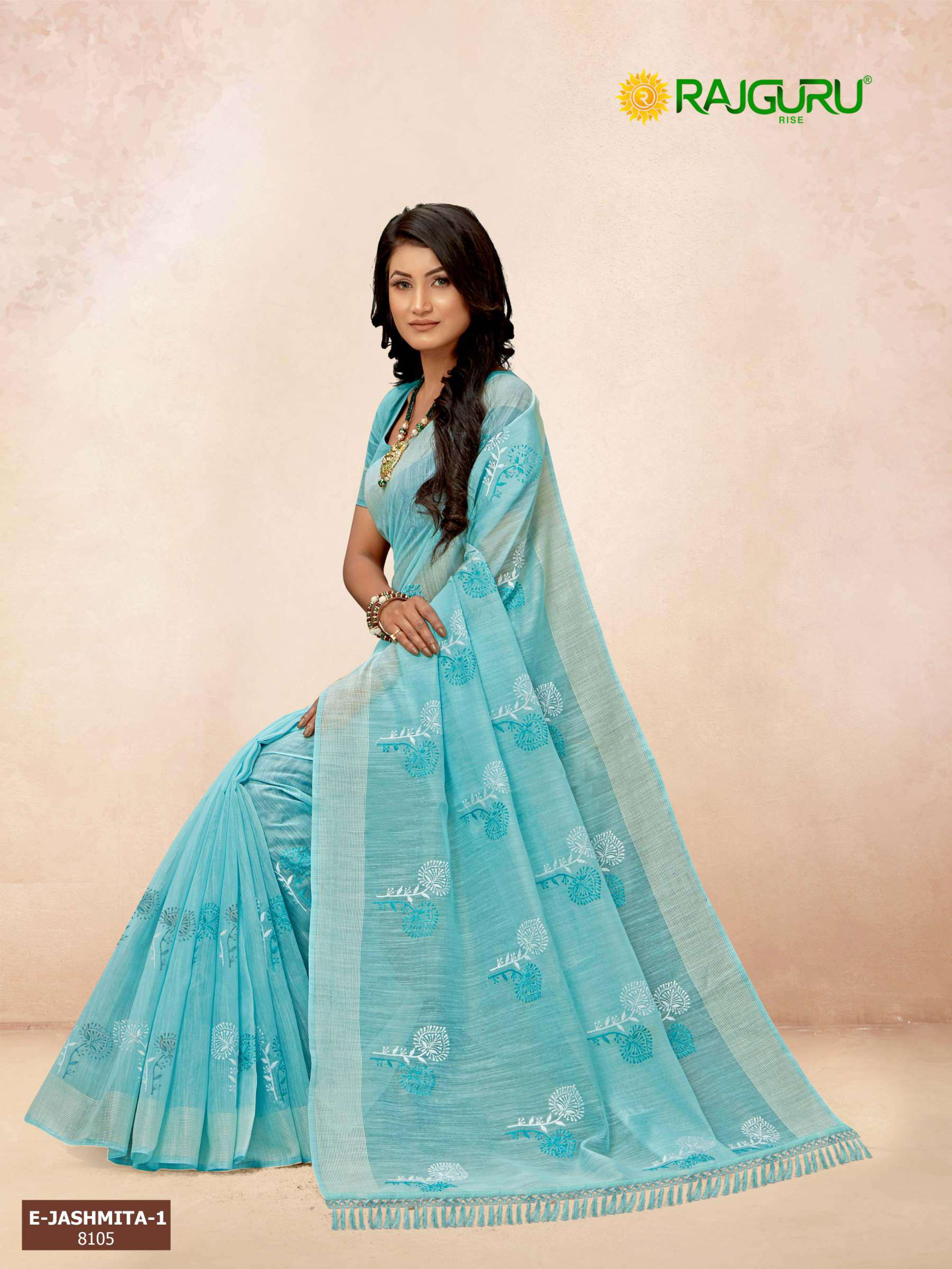 RAJGURU PRESENTS E-JASHMITA VOL-1 DESIGNER FANCY  SAREES CATALOG WHOLESALER AND EXPORTER IN SURAT 