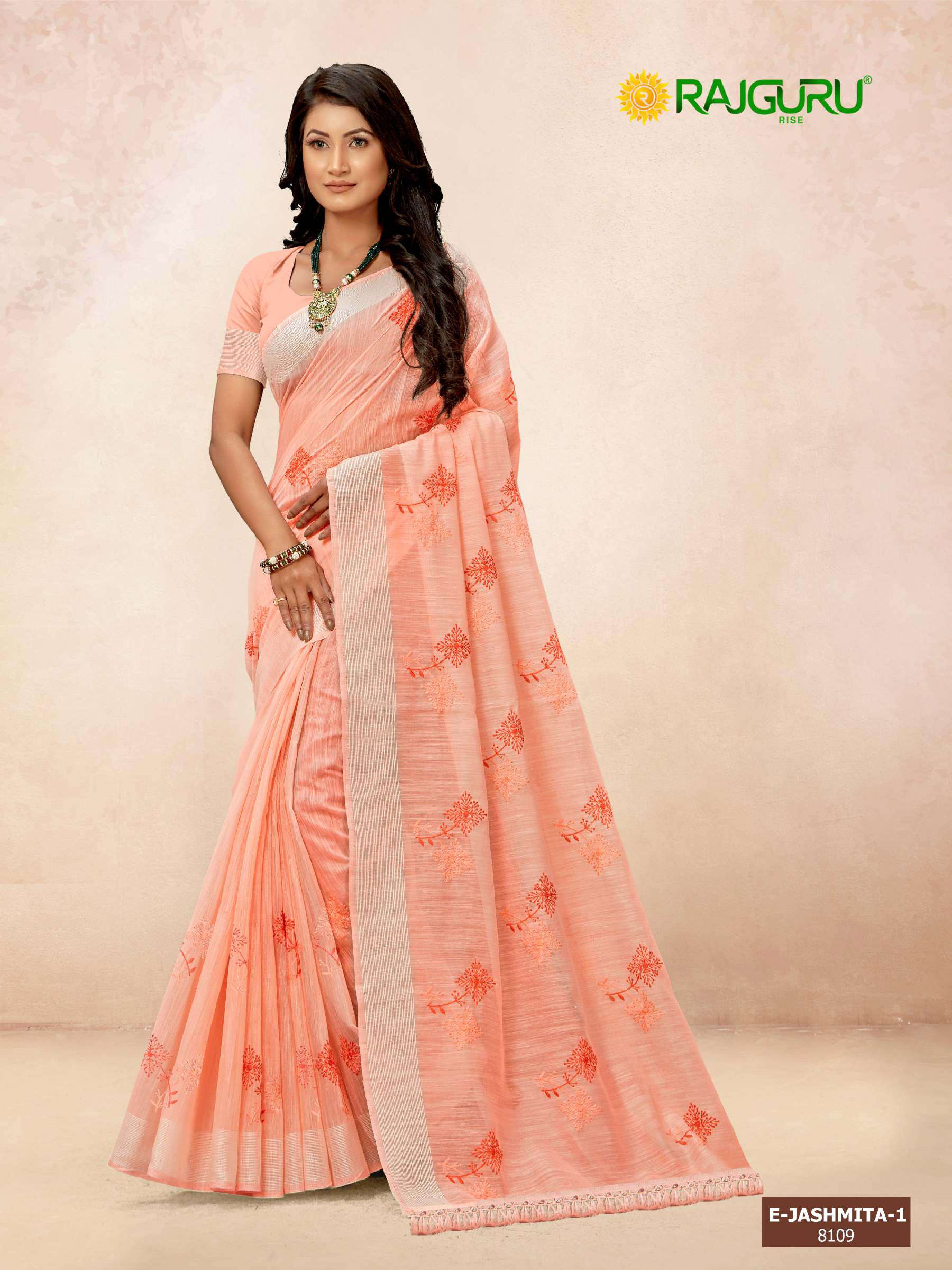 RAJGURU PRESENTS E-JASHMITA VOL-1 DESIGNER FANCY  SAREES CATALOG WHOLESALER AND EXPORTER IN SURAT 