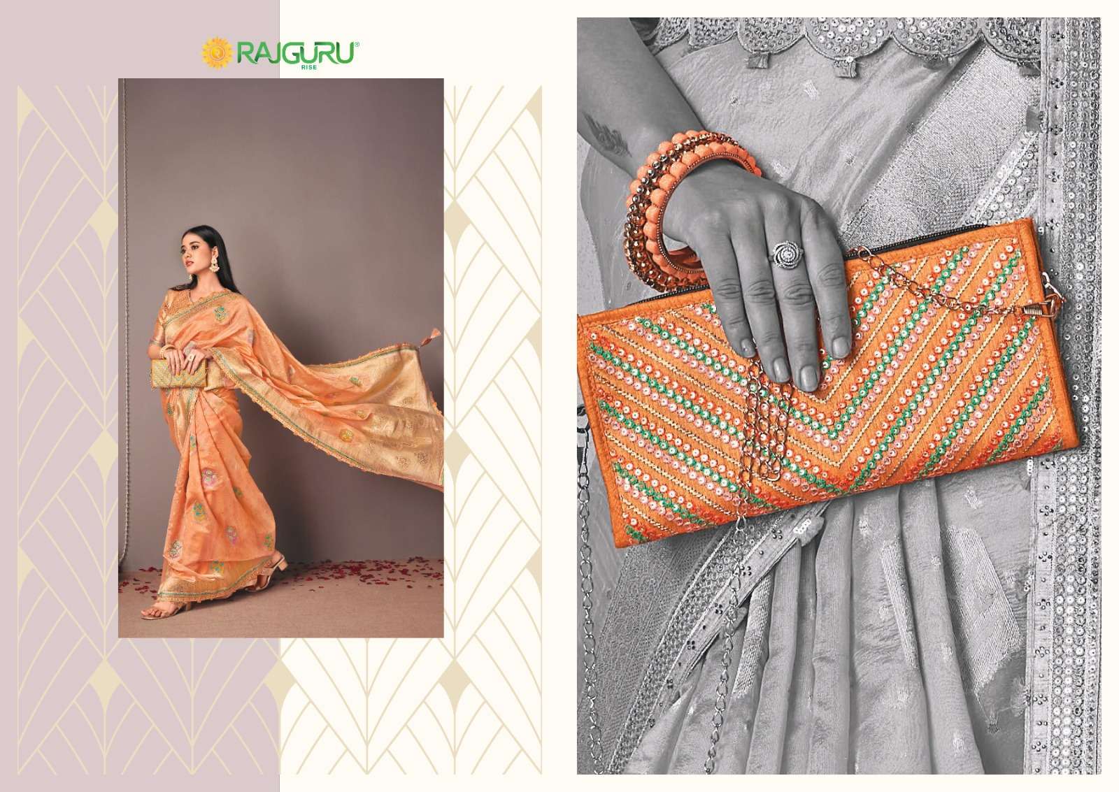 RAJGURU PRESENTS MANIRATNAM DESIGNER FANCY SAREES CATALOG WHOLESALER AND EXPORTER IN SURAT 