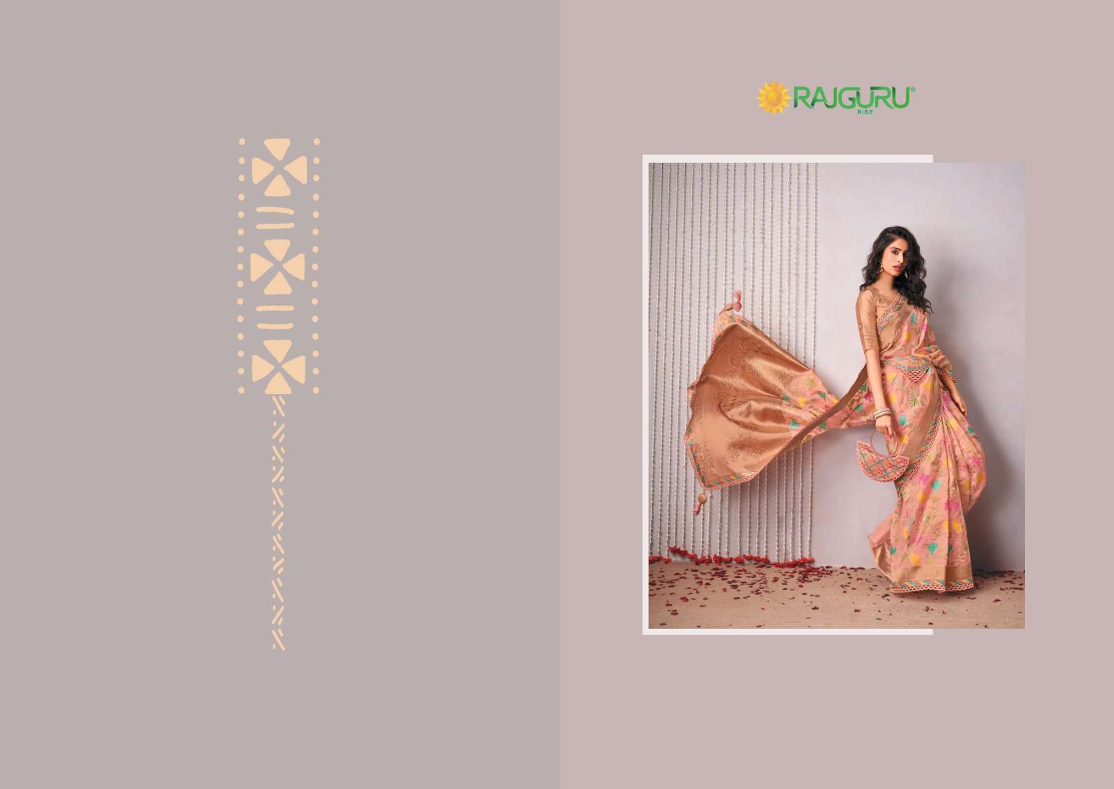 RAJGURU PRESENTS MANIRATNAM DESIGNER FANCY SAREES CATALOG WHOLESALER AND EXPORTER IN SURAT 