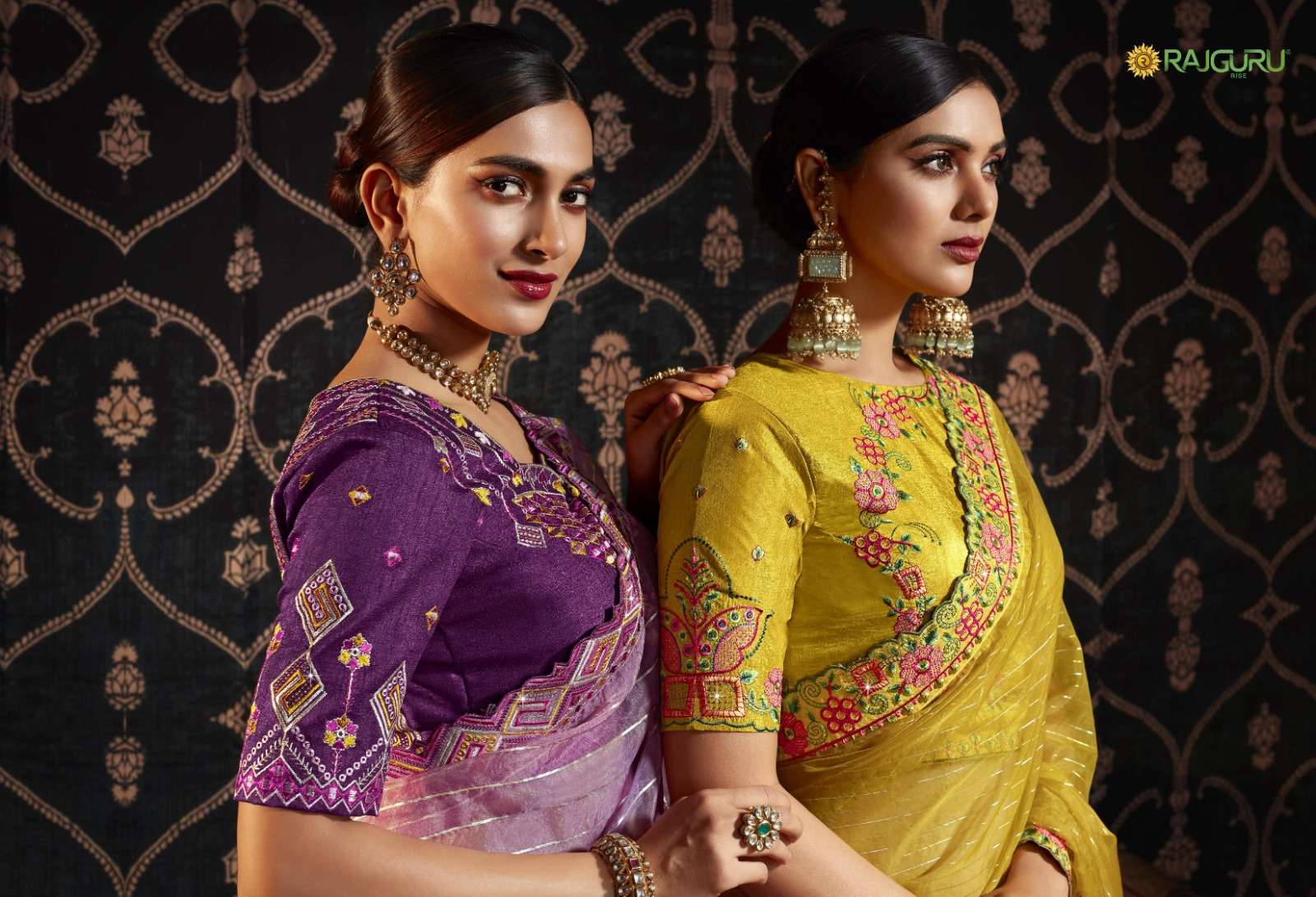 RAJGURU PRESENTS ZEVAR DESIGNER FANCY SAREES CATALOG WHOLESALER AND EXPORTER IN SURAT CATALOG WHOLESALER AND EXPORTER IN SURAT 