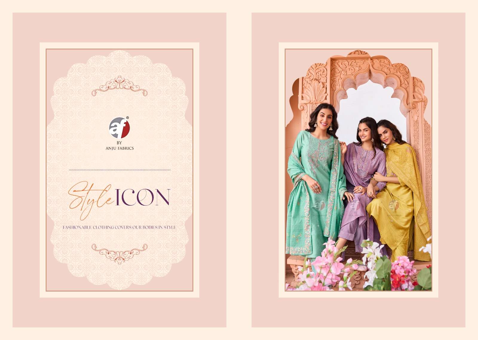 ANJU FAB PRESENTS ONCE MORE VOL-4 FANCY DESIGNER FULLSTITCH KURTI WITH AFGANI PANT AND DUPATTA CATALOG WHOLESALER AND EXPORTER IN SURAT 