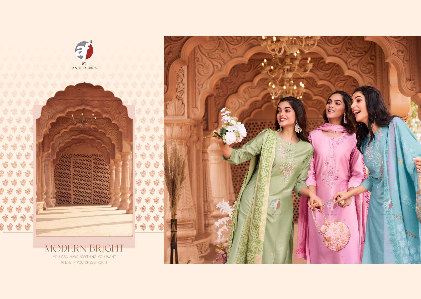 ANJU FAB PRESENTS ONCE MORE VOL-4 FANCY DESIGNER FULLSTITCH KURTI WITH AFGANI PANT AND DUPATTA CATALOG WHOLESALER AND EXPORTER IN SURAT 