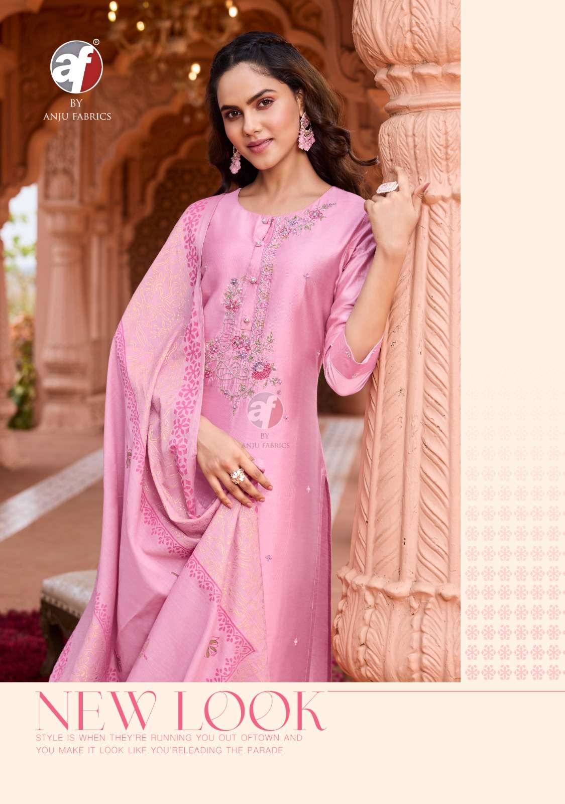 ANJU FAB PRESENTS ONCE MORE VOL-4 FANCY DESIGNER FULLSTITCH KURTI WITH AFGANI PANT AND DUPATTA CATALOG WHOLESALER AND EXPORTER IN SURAT 