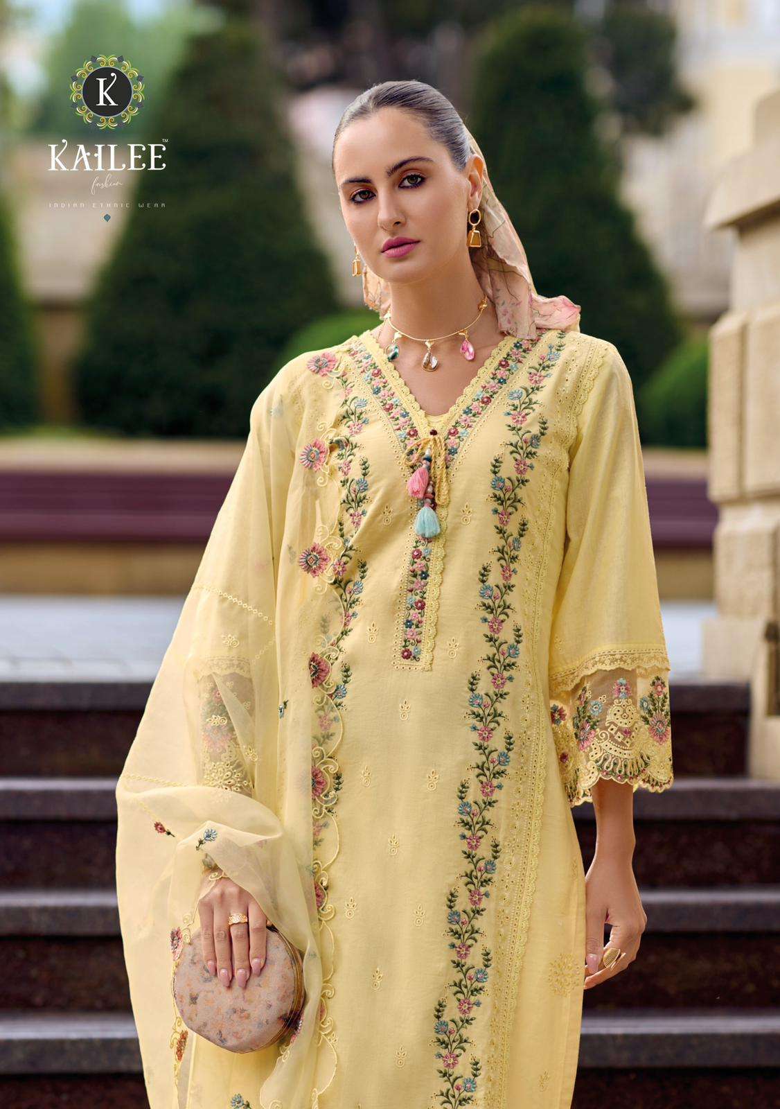 KAILEE FASHION PRESENTS TEHJEEB  EXCLUSIVE DESIGN READYMADE THEARD WORK KURTIS CATALOG WHOLESALER AND EXPORTER IN SURAT
