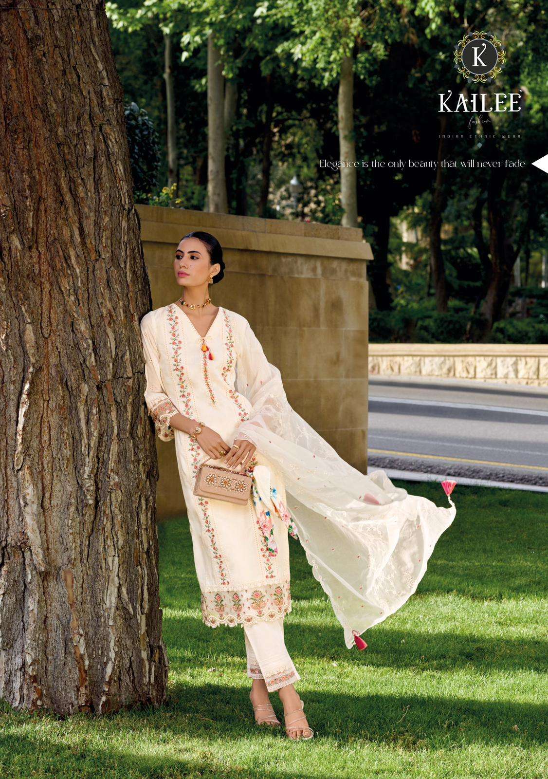 KAILEE FASHION PRESENTS TEHJEEB  EXCLUSIVE DESIGN READYMADE THEARD WORK KURTIS CATALOG WHOLESALER AND EXPORTER IN SURAT