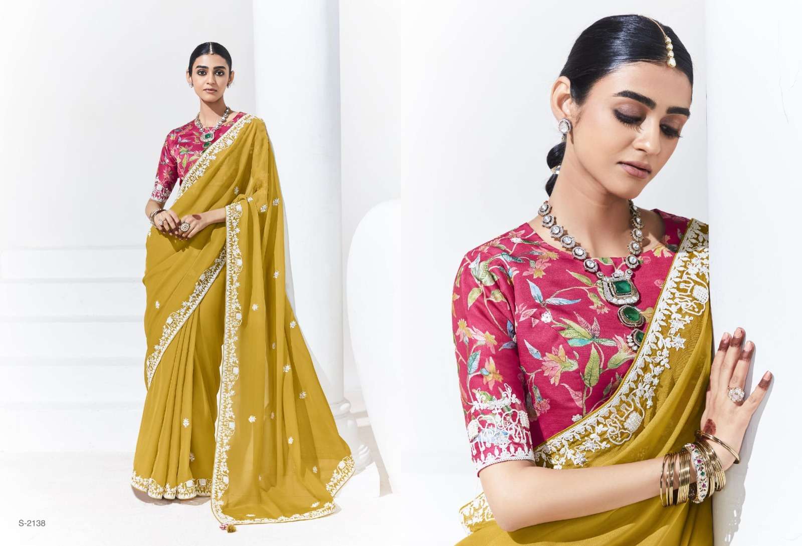 KIMORA PRESENTS RANGAT FANCY PARTY WEAR SAREES CATALOG WHOLESALER AND EXPORTER IN SURAT