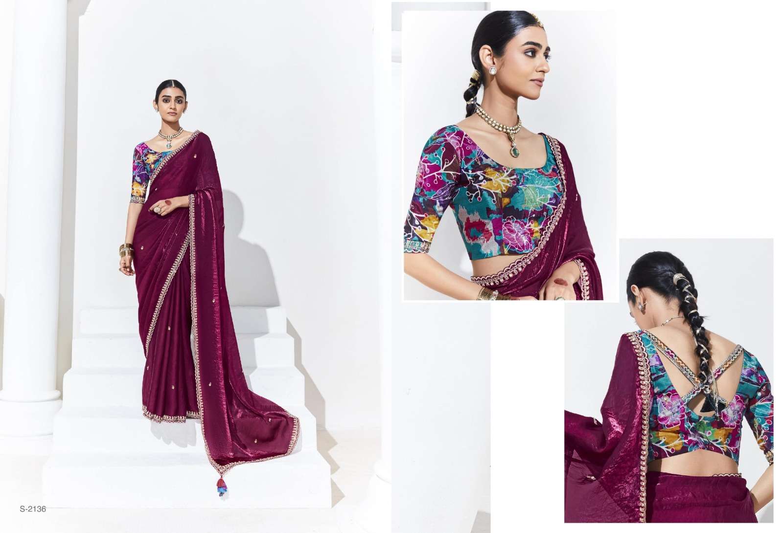 KIMORA PRESENTS RANGAT FANCY PARTY WEAR SAREES CATALOG WHOLESALER AND EXPORTER IN SURAT
