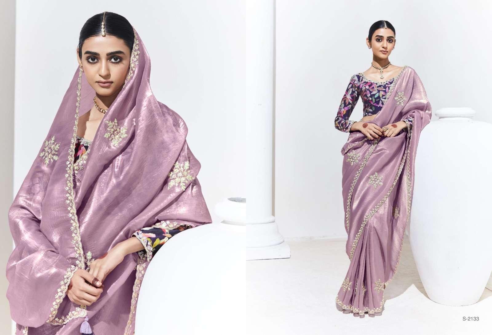 KIMORA PRESENTS RANGAT FANCY PARTY WEAR SAREES CATALOG WHOLESALER AND EXPORTER IN SURAT