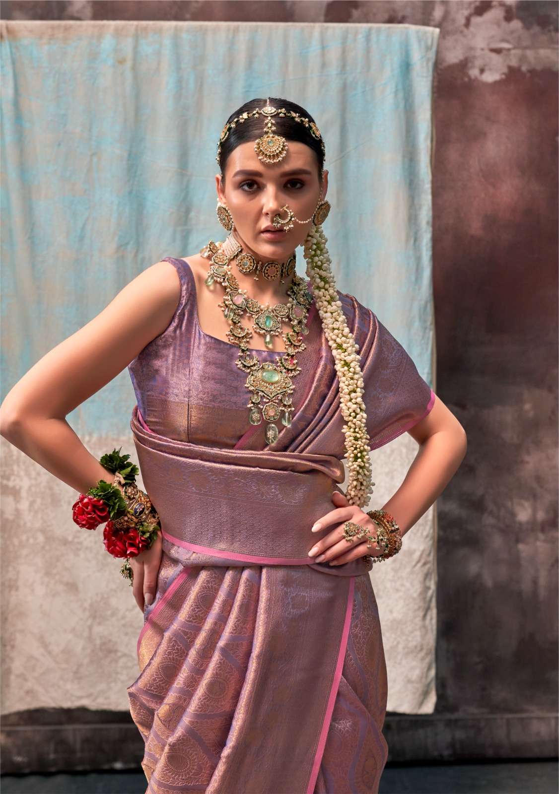 RAJBEER PRESENT KALAA-SAVOI HANDLOOM WEAVING SAREES CATALOG WHOLESALER AND EXPORTER IN SURAT 