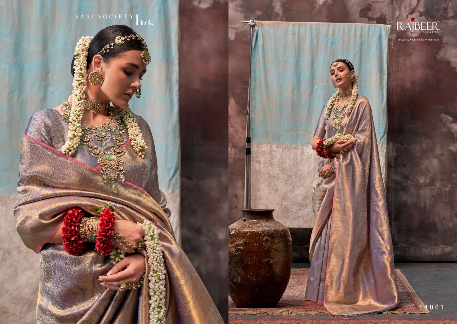 RAJBEER PRESENT KALAA-SAVOI HANDLOOM WEAVING SAREES CATALOG WHOLESALER AND EXPORTER IN SURAT 