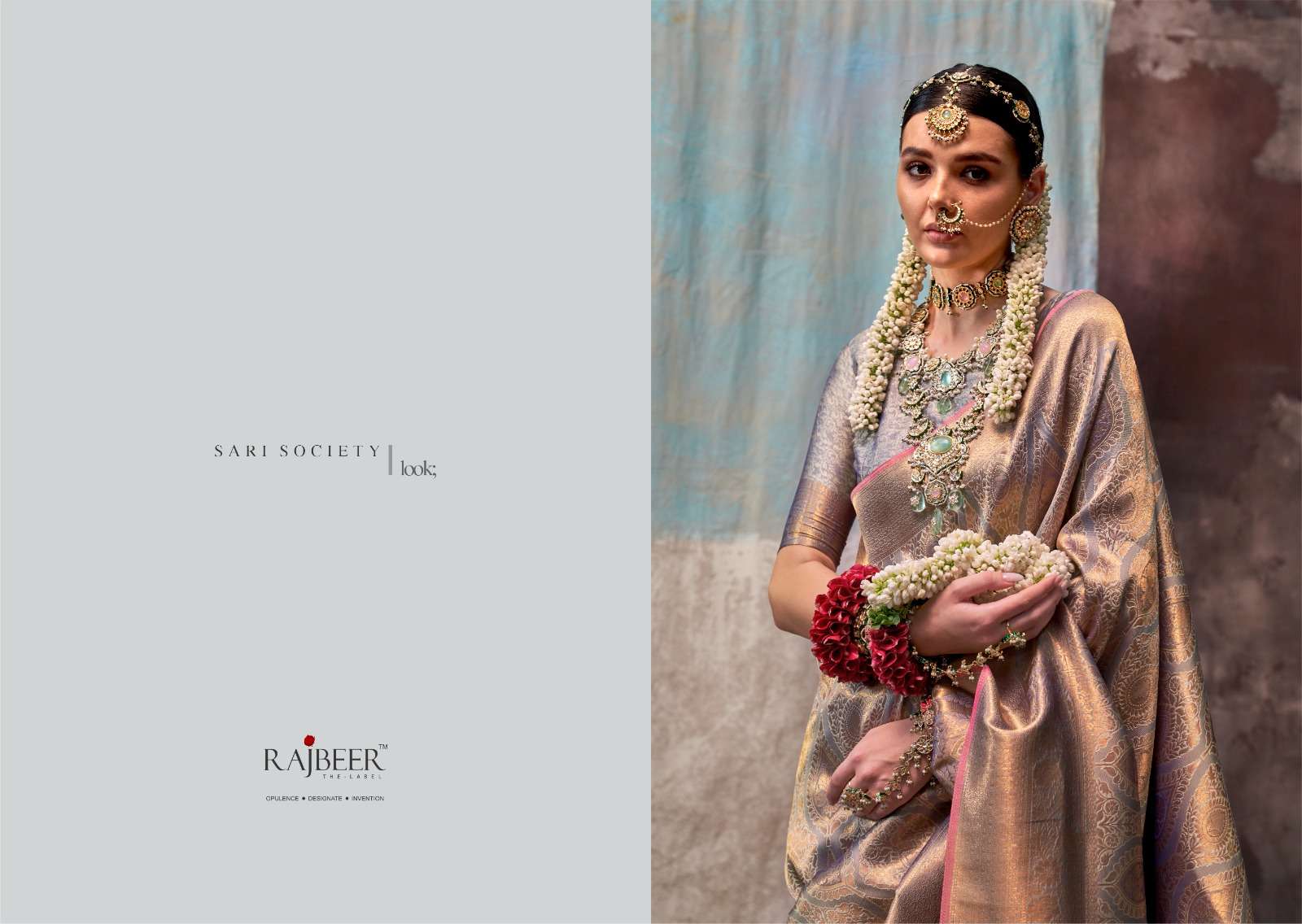 RAJBEER PRESENT KALAA-SAVOI HANDLOOM WEAVING SAREES CATALOG WHOLESALER AND EXPORTER IN SURAT 