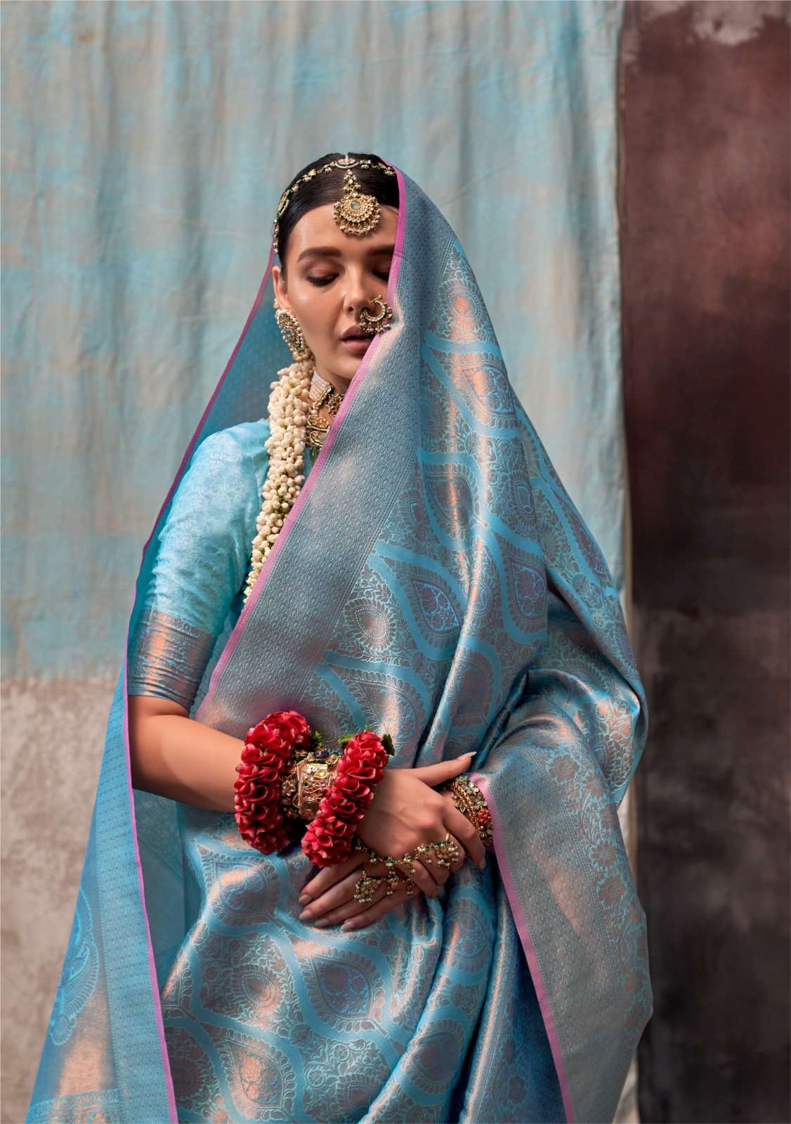 RAJBEER PRESENT KALAA-SAVOI HANDLOOM WEAVING SAREES CATALOG WHOLESALER AND EXPORTER IN SURAT 