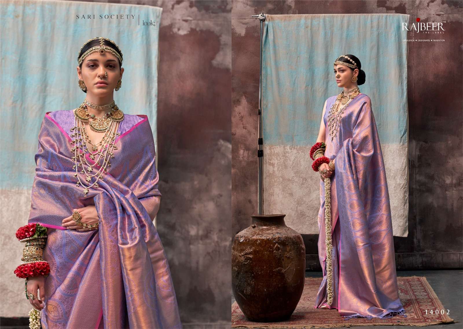RAJBEER PRESENT KALAA-SAVOI HANDLOOM WEAVING SAREES CATALOG WHOLESALER AND EXPORTER IN SURAT 