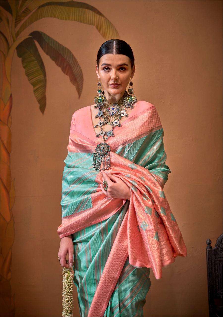 RAJBEER PRESENTS KALAMARI WEAVING SILK SAREES CATALOG WHOLESALER AND EXPORTER IN SURAT
