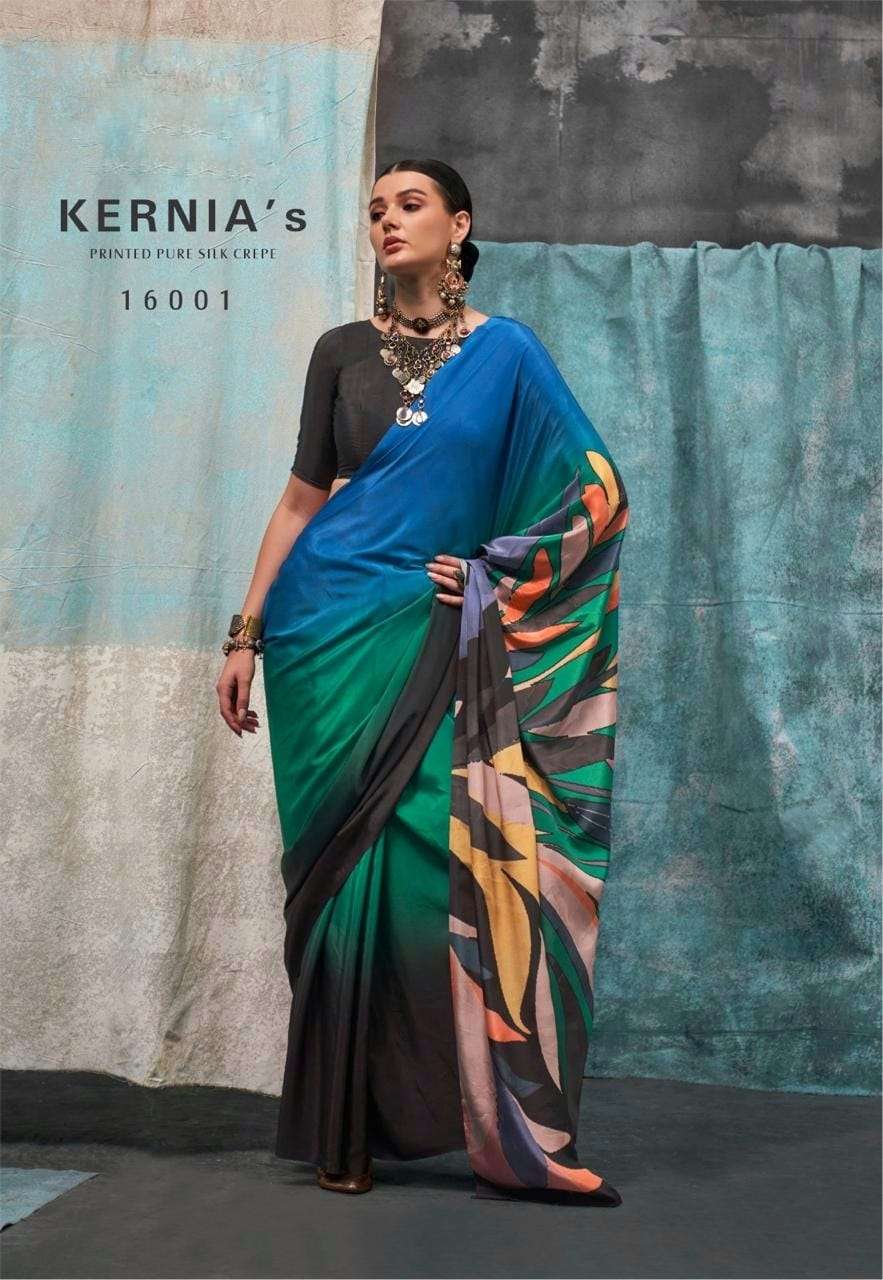 RAJBEER PRESENTS KERNIA’S SOFT SATIN SILK SAREES CATALOG WHOLESALER AND EXPORTER IN SURAT