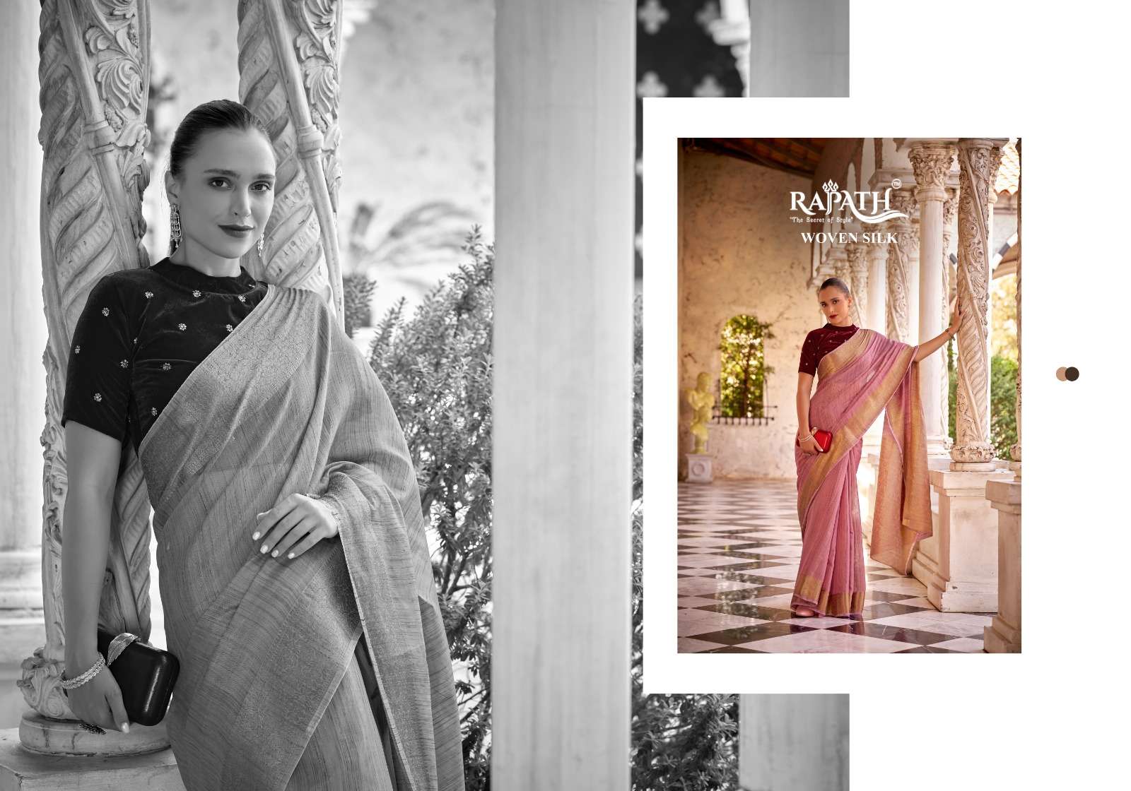 RAJPATH DELICATE SILK BEAUTIFUL LINEN SAREE CATALOG WHOLESALER AND EXPORTER IN SURAT 