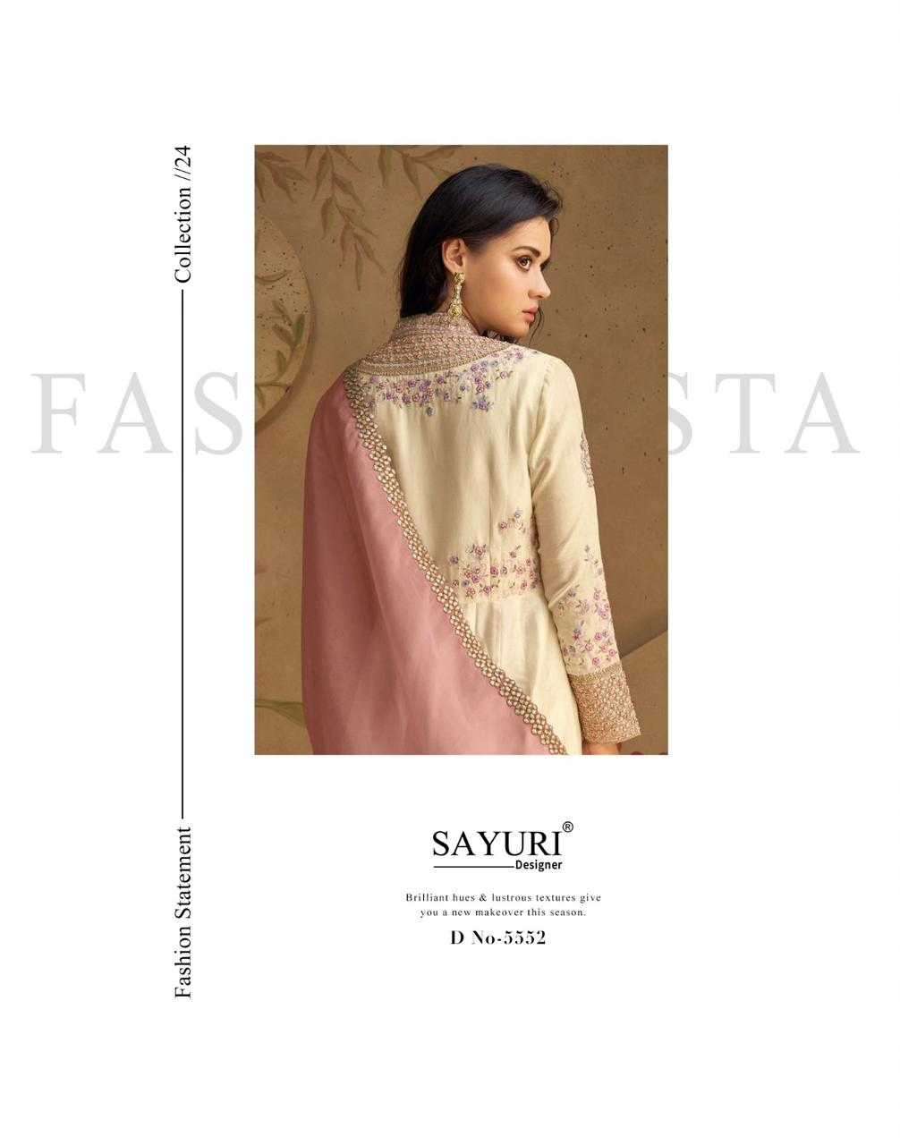 SAYURI DESIGNER PRESENTS GHAZAL READYMADE SILK PARTY WEAR SALWAR SUITS CATALOG WHOLESALER AND EXPORTER IN SURAT