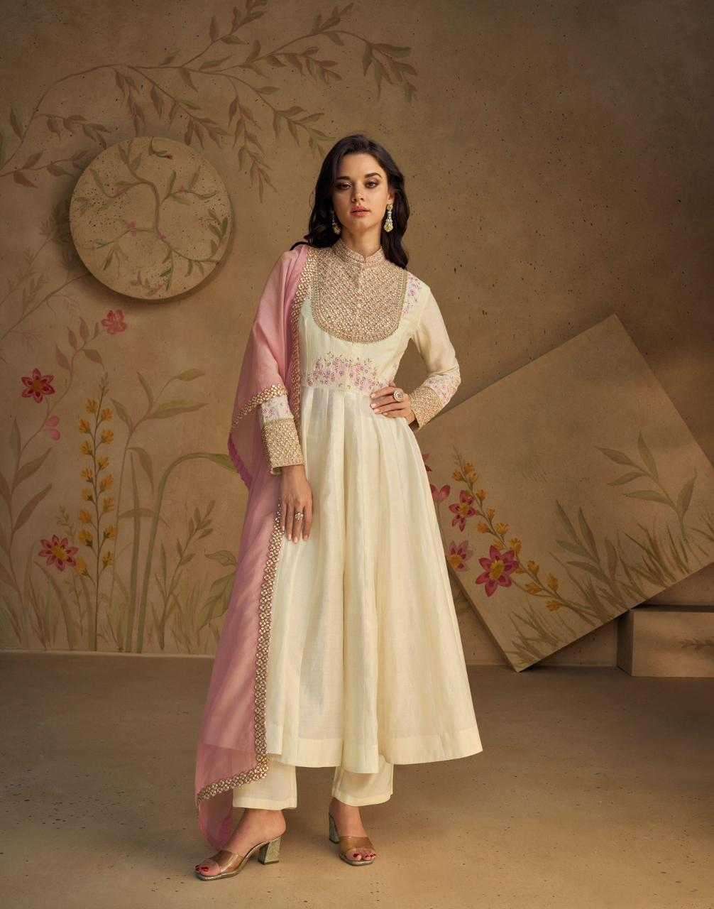 SAYURI DESIGNER PRESENTS GHAZAL READYMADE SILK PARTY WEAR SALWAR SUITS CATALOG WHOLESALER AND EXPORTER IN SURAT
