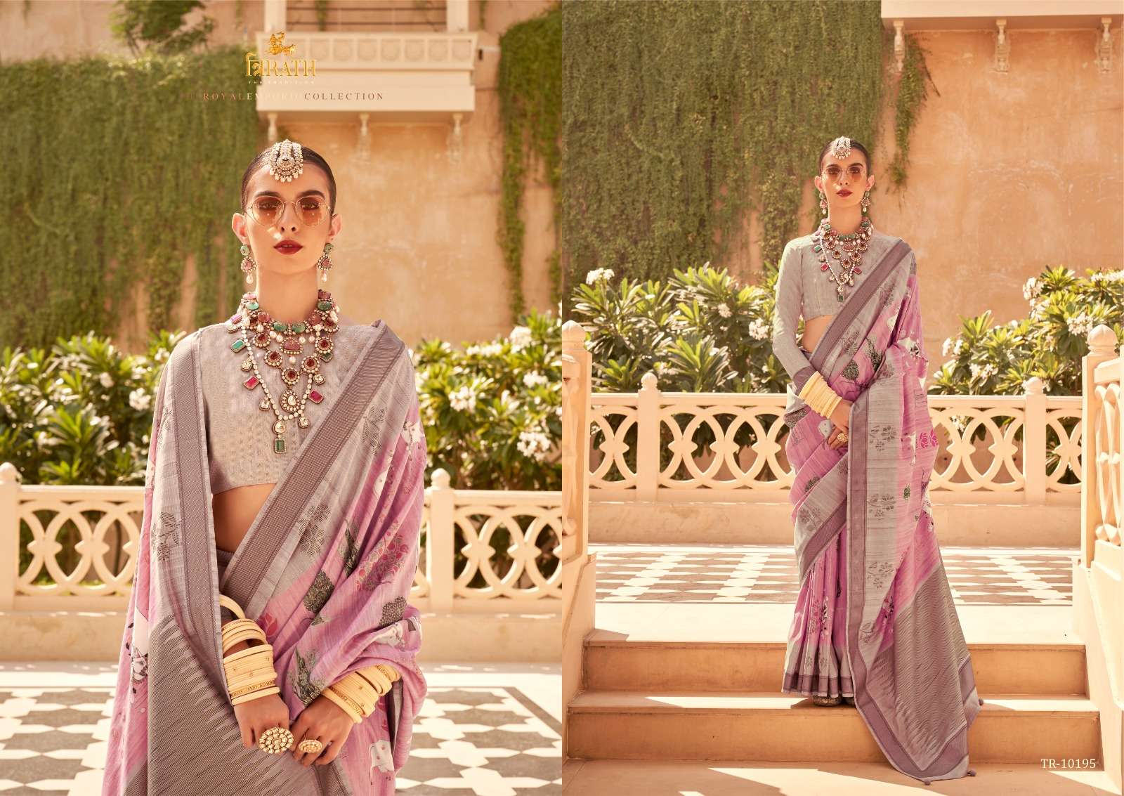 TRIRATH PRESENT SAVERA DESIGNER WEDDING WEAR SAREES CATALOG WHOLESALER AND EXPORTER IN SURAT  