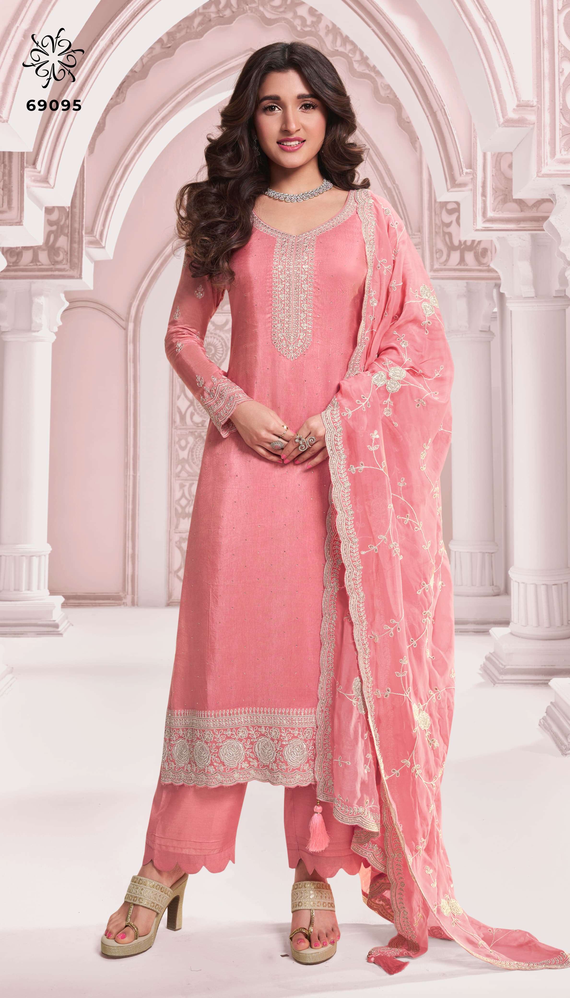 VINAY KASEESH PRESENTS KAVYA DESIGNER WORK FESTIVE WEAR SALWAR SUITS CATALOG WHOLESALER AND EXPORTER IN SURAT 
