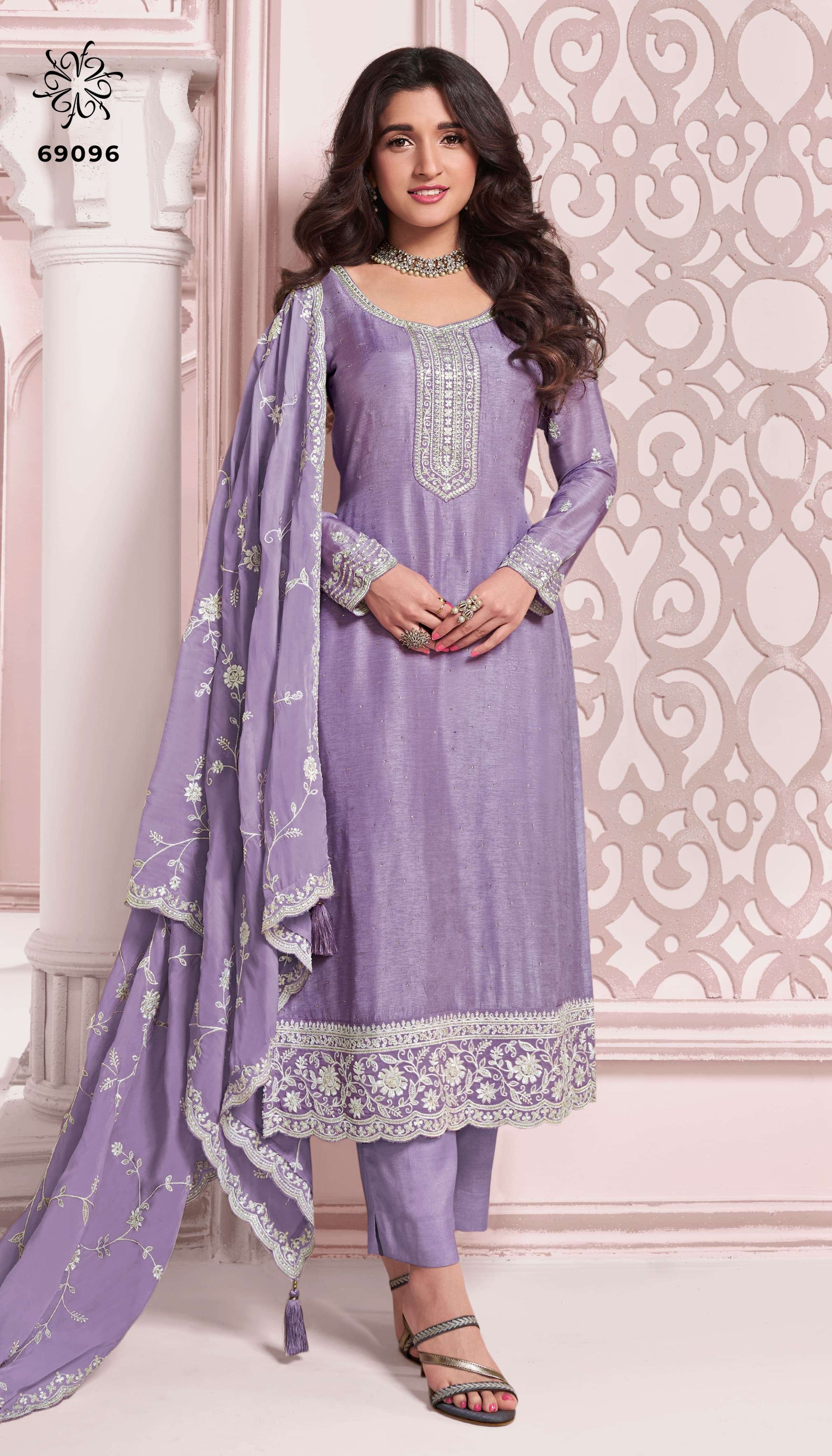 VINAY KASEESH PRESENTS KAVYA DESIGNER WORK FESTIVE WEAR SALWAR SUITS CATALOG WHOLESALER AND EXPORTER IN SURAT 