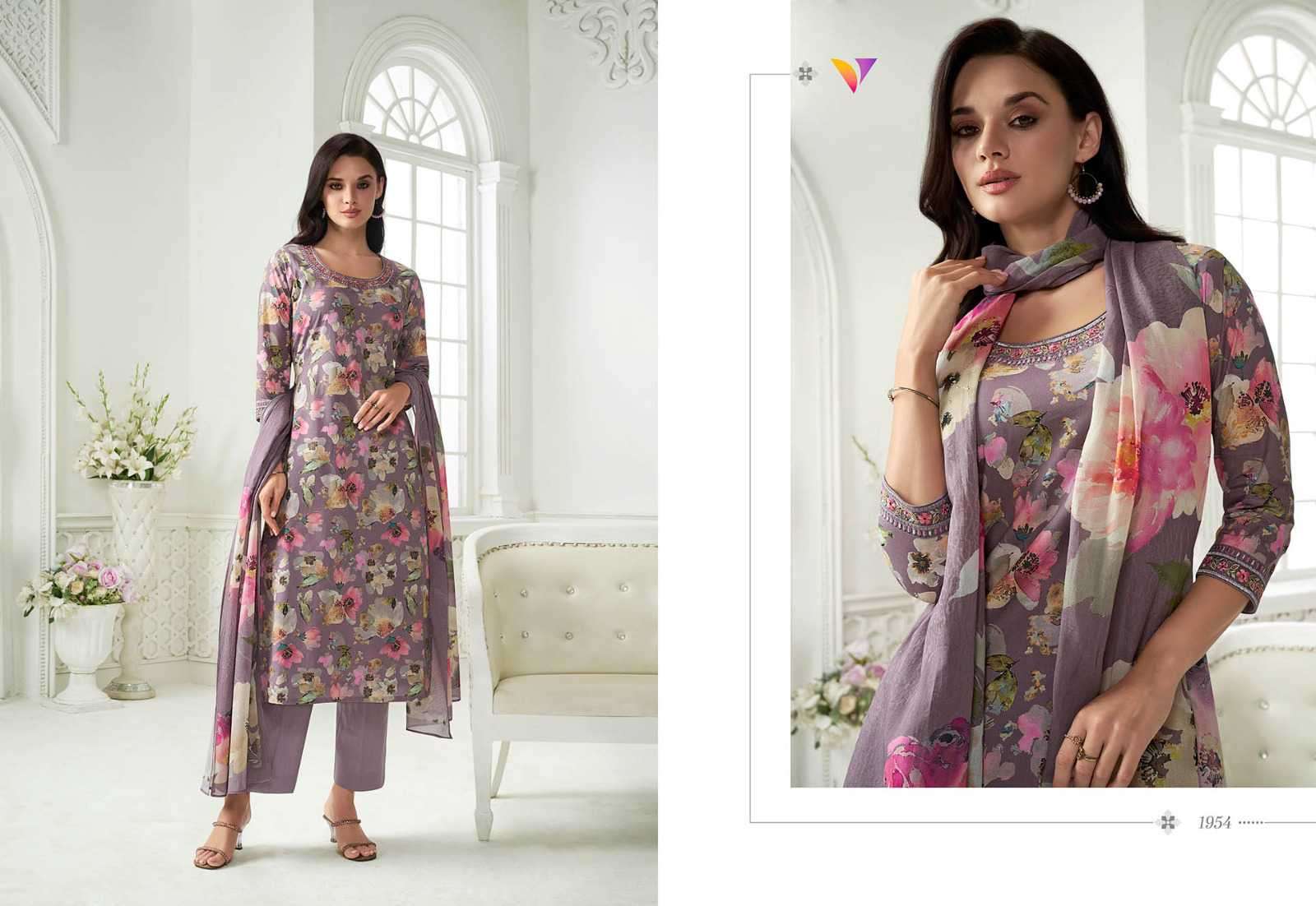 VIRADI BY VATSAM PRESENTS SUMMER VOL-19 COTTON EXCLUSIVE DESIGN FULL STITCH 3PCS CATALOG WHOLESALER AND EXPORTER IN SURAT