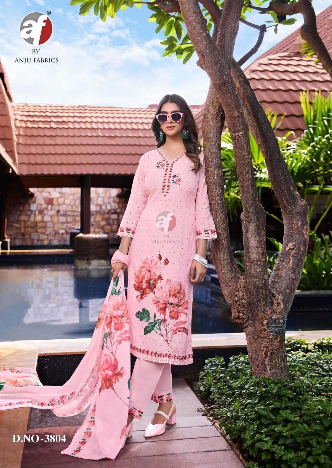 ANJU FAB PRESENTS COMFORT LADY VOL-2 EXCLUSIVE PARTY WEAR COTTON SCHIFFLI WORK READYMADE BIG SIZE 3PCS KURTIS CATALOG WHOLESALER AND EXPORTER  