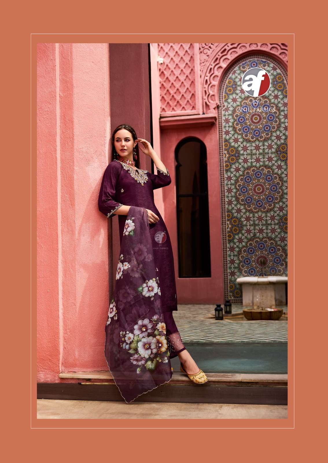 ANJU FEB PRESENTS SHEHNAI VOL-8 FANCY SILK CATALOG WHOLESALER AND EXPORTER IN SURAT