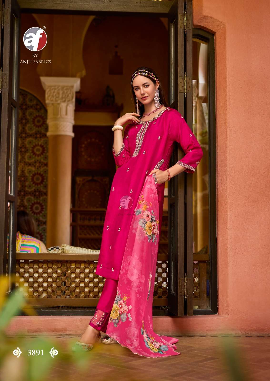 ANJU FEB PRESENTS SHEHNAI VOL-8 FANCY SILK CATALOG WHOLESALER AND EXPORTER IN SURAT