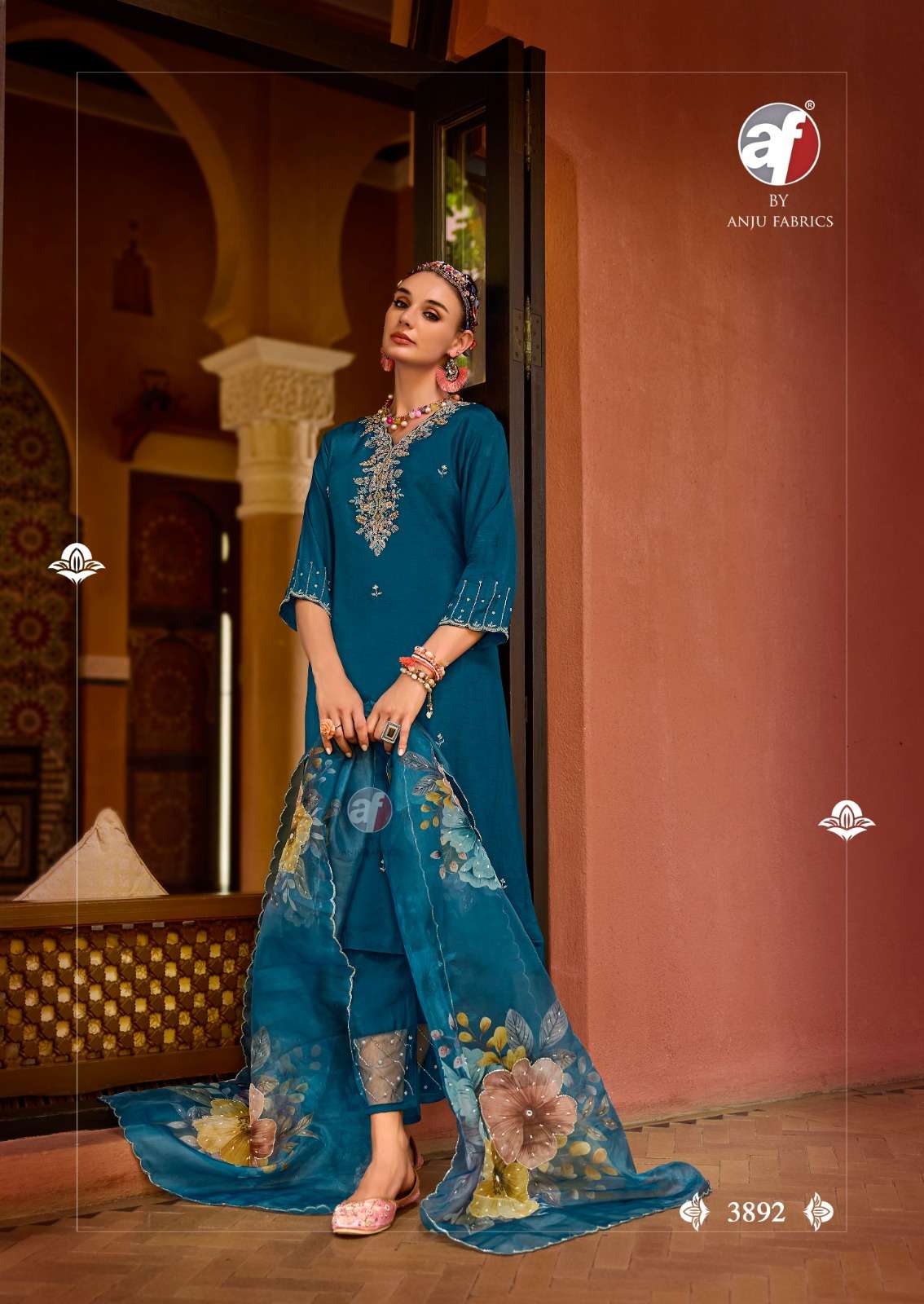 ANJU FEB PRESENTS SHEHNAI VOL-8 FANCY SILK CATALOG WHOLESALER AND EXPORTER IN SURAT