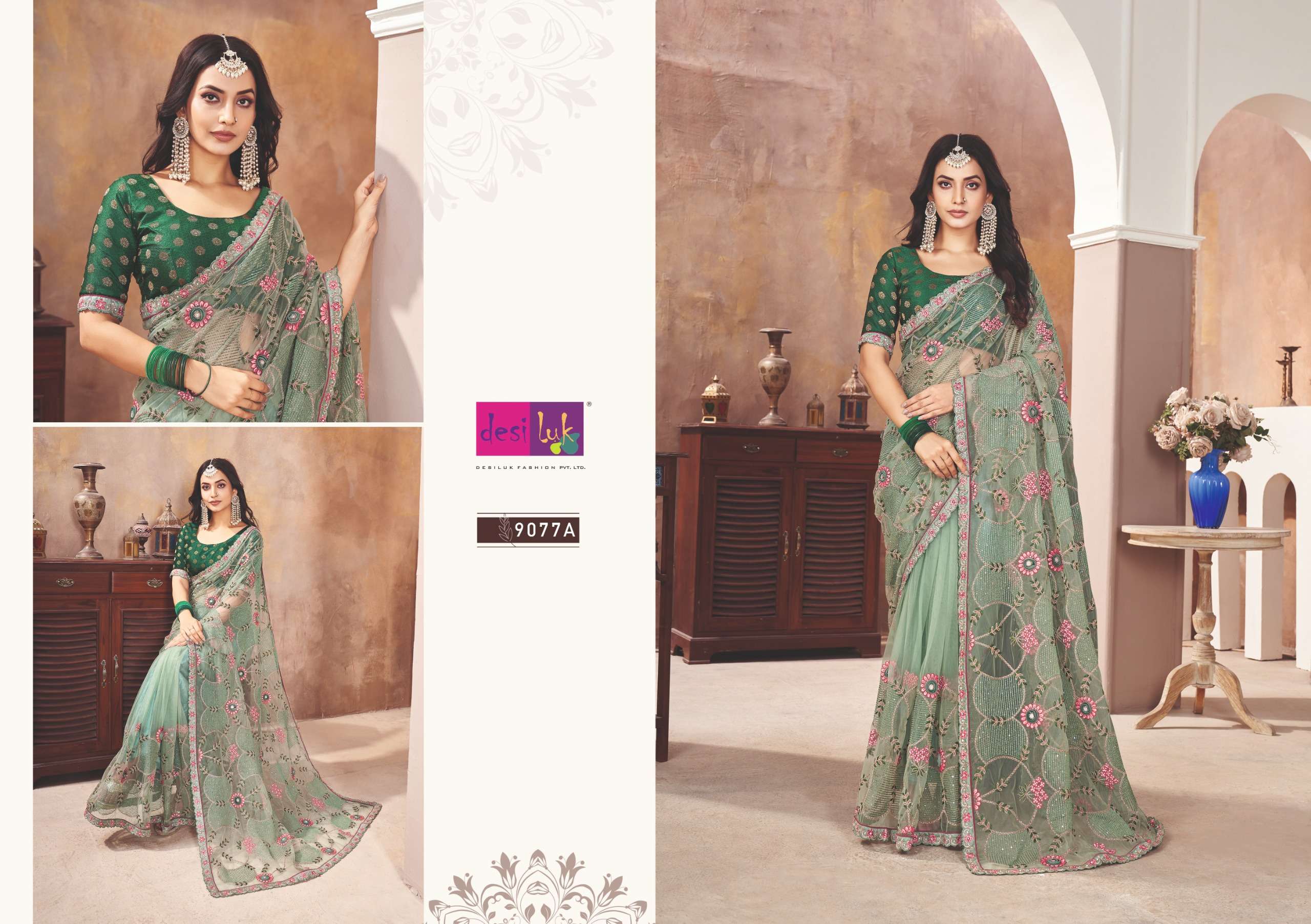 DEISLUK PRESENTS FAM GAME VOL-6 DESIGNER FANCY WEDDING WEAR SAREES CATALOG WHOLESALER AND EXPORTER 