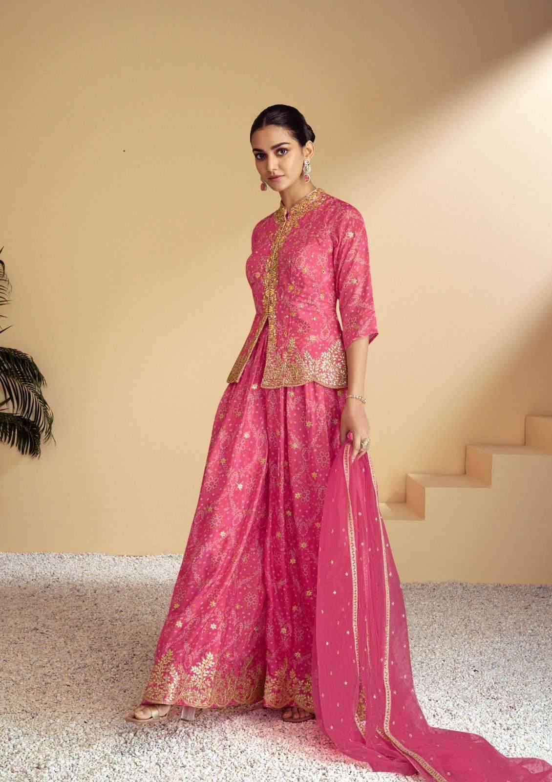 GULKAYRA DESIGNER PRESENTS FLORENCE CHINON READYMADE PARTY WEAR SALWAR SUITS FOR WOMEN CATALOG WHOLESALER AND EXPORTER IN SURAT