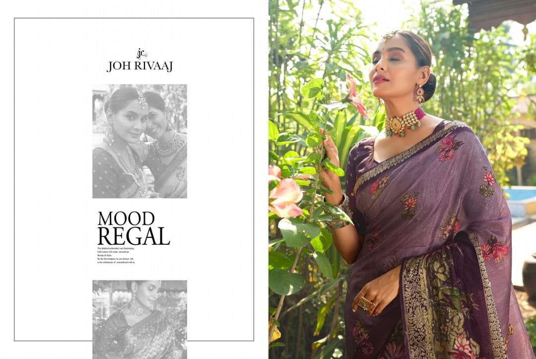 JOH RIVAAJ PRESENTS JALISA VOL-970 FANCY SAREES CATALOG WHOLESALER AND EXPORTER IN SURAT 