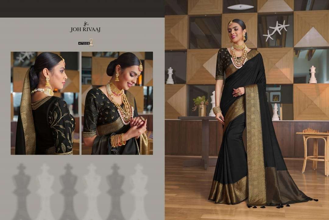 JOH RIVAAJ PRESENTS JANTARA VOL-470 FANCY SAREES CATALOG WHOLESALER AND EXPORTER IN SURAT 