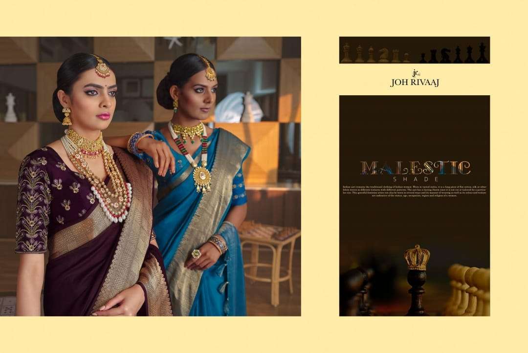 JOH RIVAAJ PRESENTS JANTARA VOL-470 FANCY SAREES CATALOG WHOLESALER AND EXPORTER IN SURAT 