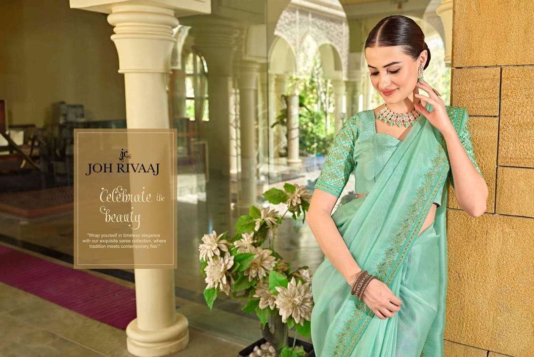 JOH RIVAAJ PRESENTS JOSHIKA FANCY SAREES CATALOG WHOLESALER AND EXPORTER IN SURAT 