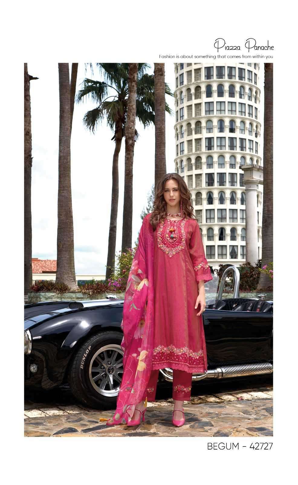 KAILEE FASHION PRESENTS BEGUM VOL-6 VISCOSE FULL STITCH PARTY WEAR SUITS FOR WOMEN CATALOG WHOLESALER AND EXPORTER 