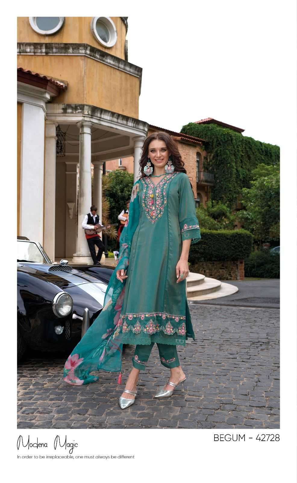 KAILEE FASHION PRESENTS BEGUM VOL-6 VISCOSE FULL STITCH PARTY WEAR SUITS FOR WOMEN CATALOG WHOLESALER AND EXPORTER 