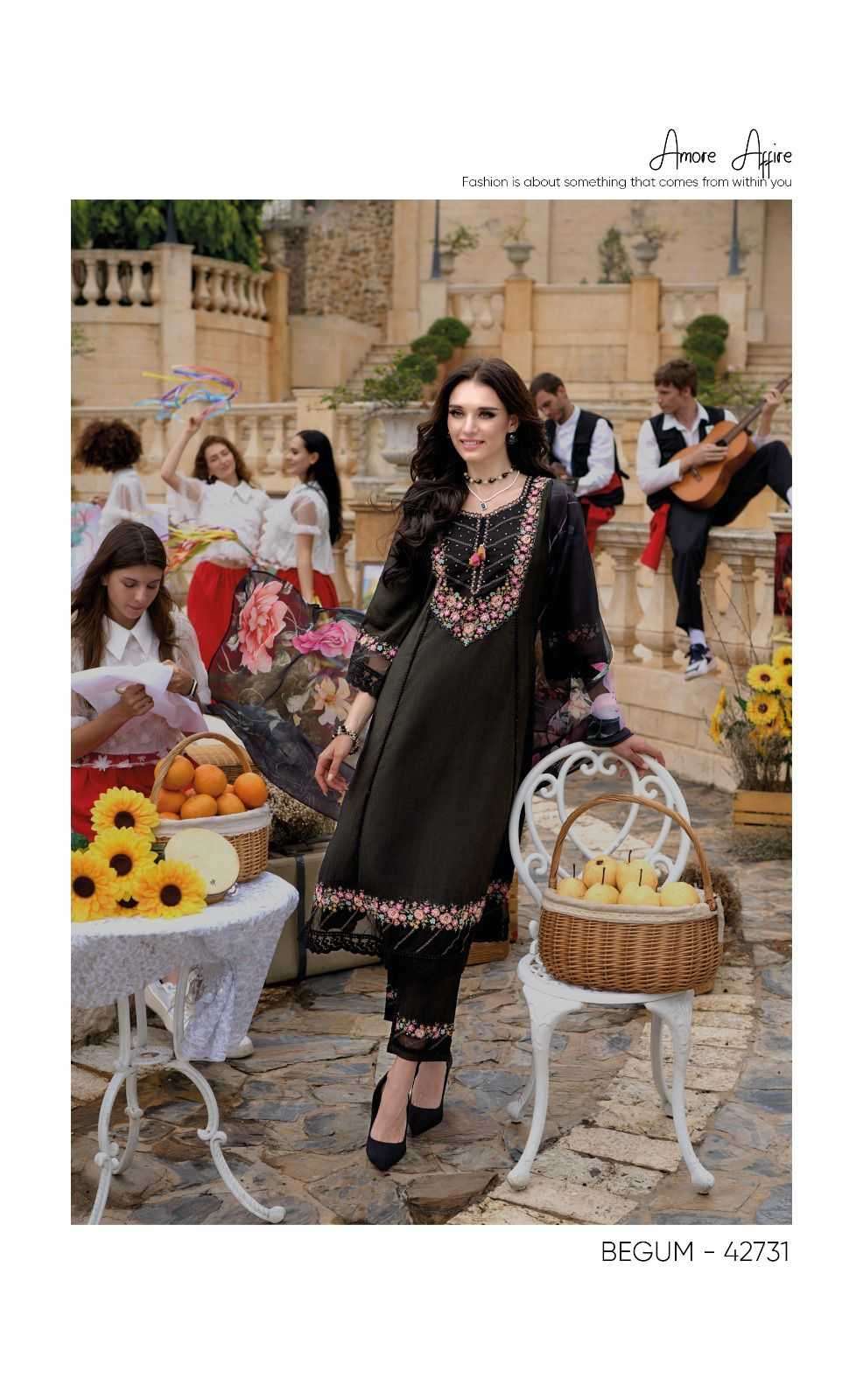 KAILEE FASHION PRESENTS BEGUM VOL-6 VISCOSE FULL STITCH PARTY WEAR SUITS FOR WOMEN CATALOG WHOLESALER AND EXPORTER 