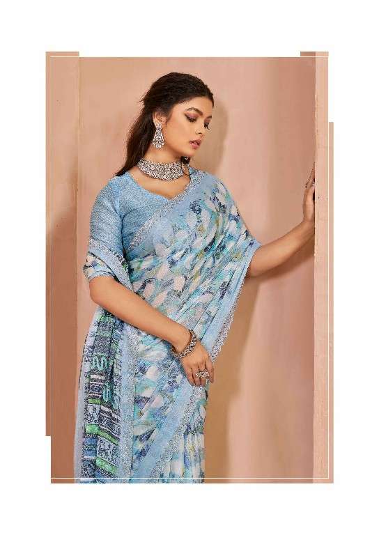 KASHVI CREATION PRESENTS PRATISTHA VOL-15 BRASSO BEAUTIFUL DESIGN SAREES CATALOG WHOLESALER AND EXPORTER 