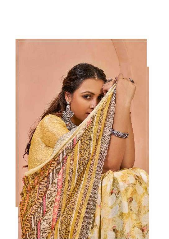 KASHVI CREATION PRESENTS PRATISTHA VOL-15 BRASSO BEAUTIFUL DESIGN SAREES CATALOG WHOLESALER AND EXPORTER 
