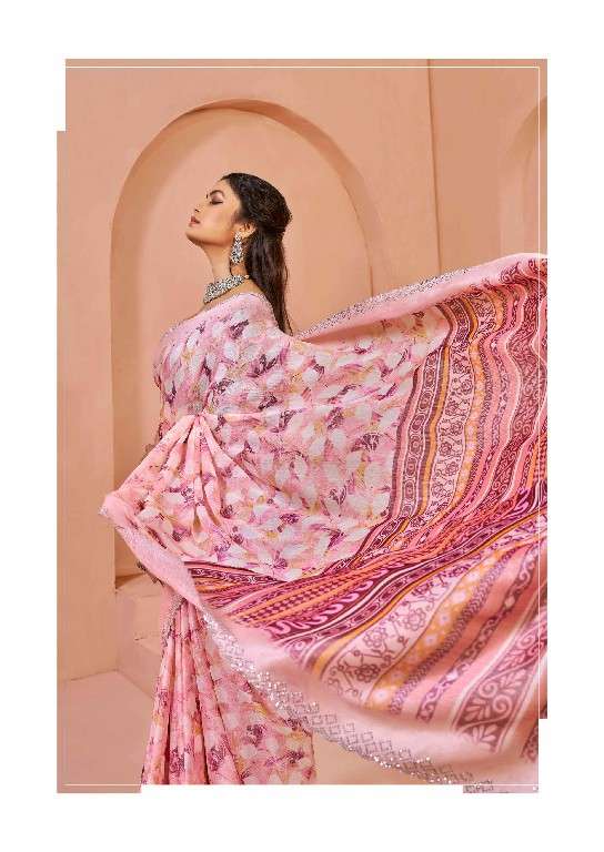 KASHVI CREATION PRESENTS PRATISTHA VOL-15 BRASSO BEAUTIFUL DESIGN SAREES CATALOG WHOLESALER AND EXPORTER 
