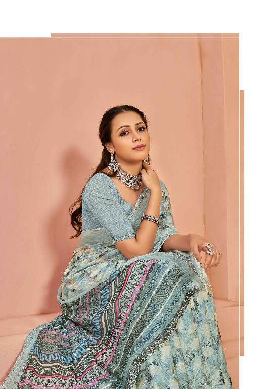 KASHVI CREATION PRESENTS PRATISTHA VOL-15 BRASSO BEAUTIFUL DESIGN SAREES CATALOG WHOLESALER AND EXPORTER 